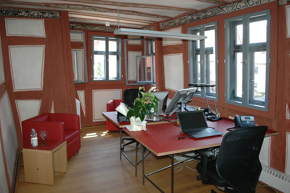 Die Geschäftsstelle der Burglandschaft ist im Obergeschoss untergebracht.
