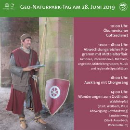 Geo-Naturparktag 2019 auf der Gotthardsruine